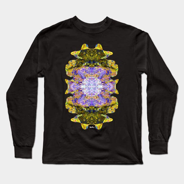 meditation psychedelic fantasy Long Sleeve T-Shirt by MetaRagz